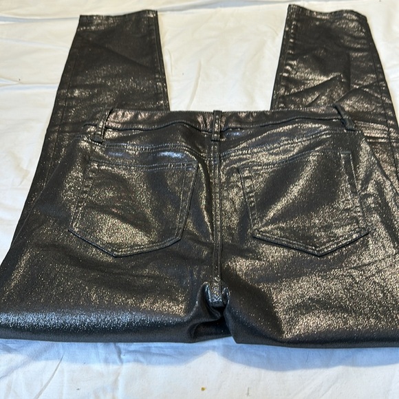 Loft High Rise Skinny Metallic Jeans Size 27/4 NWT - Picture 7 of 7